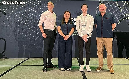 From left, PayPal’s Vice President – Global Market Development – Blockchain, Cryptocurrency, and Digital Currencies Paul Bances, Cebuana Lhuillier's First Vice-President and Money Transfer Group Head Erl Sumanga, Yellow Card's CMO John Colson, and Cebuana Lhuillier Senior Executive Vice-President Philippe Andre Lhuillier.