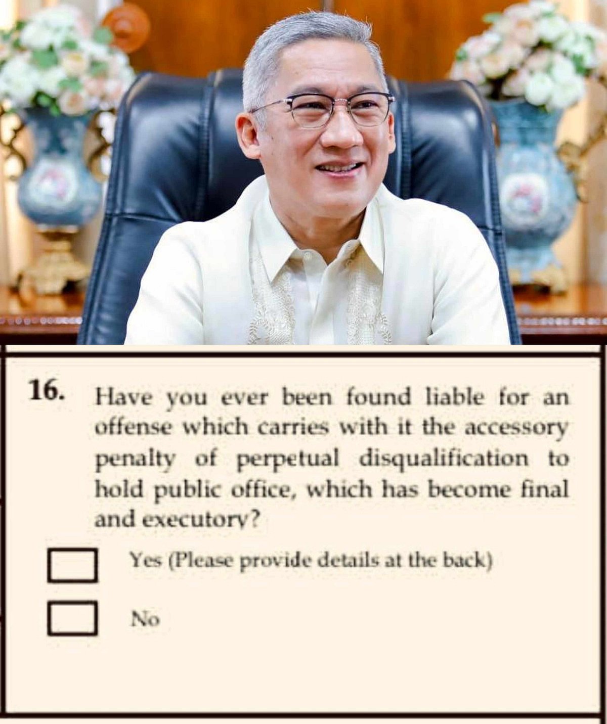 Seares Jonas Cortes, candidate for Mandaue City mayor,