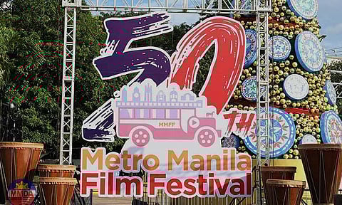 Large crowd awaited and cheered on their favorite celebrities during the Metro Manila Film Festival (MMFF) Parade of Stars held in Manila, a significant occasion in celebration of the festival's 50th edition.