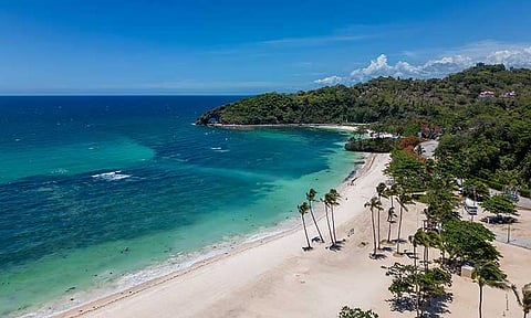 Tropical island activity