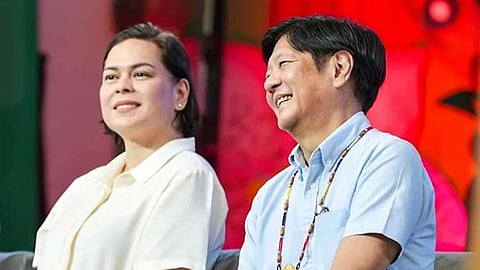 MANILA. In this file photo, President Ferdinand Marcos Jr. and Vice President Sara Duterte attend an event in Davao City. This was one of the few moments they were seen together in public before Duterte's resignation from the Marcos Cabinet in 2024.