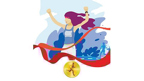 Why runners don’t take their medals off even after the race