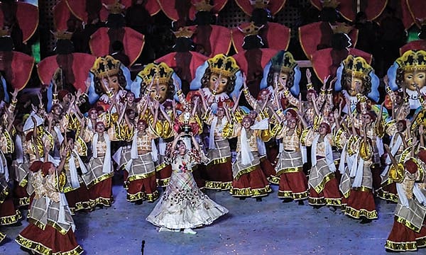 Ang bayan ng Siargao ay sumali sa Sinulog Festival sa unang pagkakataon