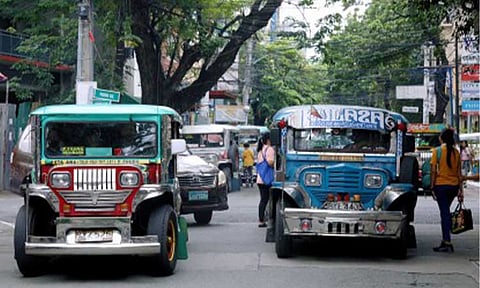 Traditional jeepneys