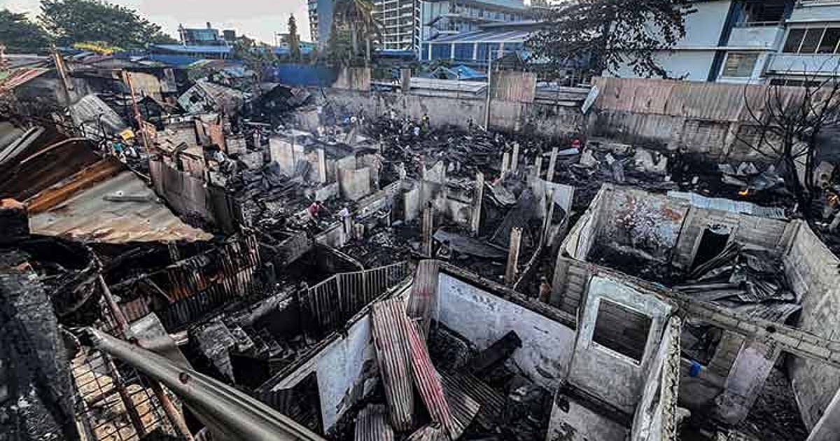 Looc Fire 141 balay naugdaw sa sunog sa Metro Cebu, P13M danyos