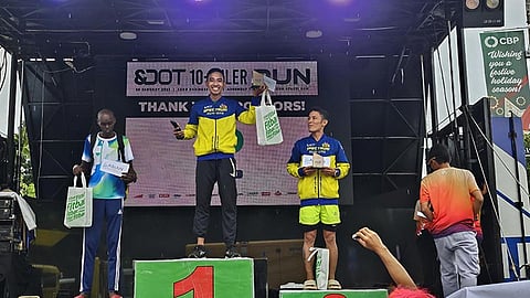 Lee naghari sa &DOT 10-Miler Run