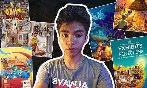 Marvin Enila, a young artist from Davao del Norte, is making waves in the art world with his stunning digital art creations, all produced on a cellphone. Despite limited resources, his talent and dedication have earned him national recognition.