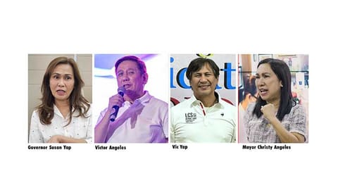 Yap, Angeles clans face-off in 2025 polls