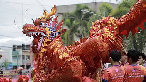 Chinese New Year gisugat nga mahinangpon