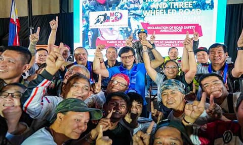 Ex-DILG sec named Ambassador for Road Safety by motorcycle groups