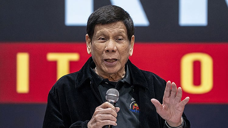 Duterte Angry Rodrigo Duterte brushes off possible arrest by ICC