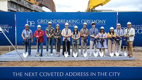 BE's upscale towers begin construction