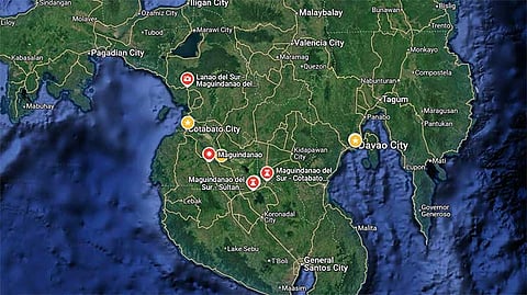 Maguindanao del Sur map