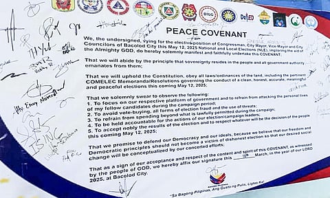 PNP to candidates: Honor peace pact
