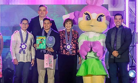 ATHLETE OF THE YEAR. Davao City-born double Olympics medalist Nesthy Petecio is feted as Athlete of the Year of the recently concluded 2025 All-Women Sports Awards at Century Park Hotel in Manila.