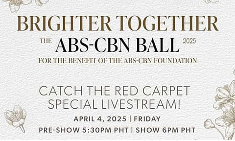 ABS-CBN celebrates the power of Filipino storytelling at the much-awaited "ABS-CBN Ball 2025: Brighter Together" by paying tribute to the stories that inspire, entertain, and uplift while reflecting the lives, hopes, and dreams of Filipinos from all over the world. 