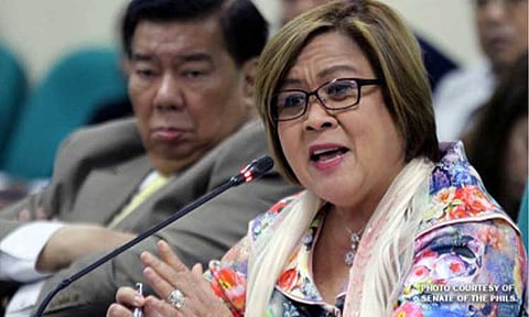 Senator Leila de Lima (File photo)
