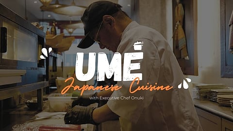 UME Japanese Cuisine refines authentic Japanese dishes with Executive Chef Onuki at the helm