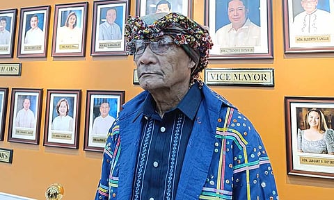 Dtua Pagdatua Demetrio B. Bolo Sr. of the Bagobo-Klata tribe officially joined the 20th City Council as the new Indigenous Peoples Mandatory Representative (IPMR) on March 25, 2025, at the Sangguniang Panlungsod.