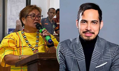 Councilor Bae Merlinda B. Aranar, the Indigenous Peoples Mandatory Representative (IPMR) of Panabo City (left), condemned political analyst Richard Heydarian's (right) remarks in a privilege speech. She cited his statements describing Mindanao as "one of the poorest areas of the country" and lagging behind Luzon, which he likened to Southern Europe in HDI.