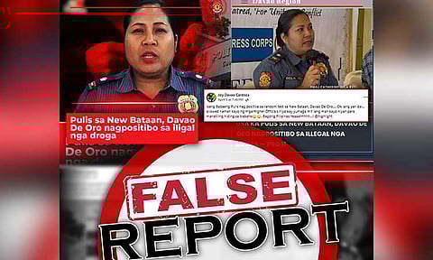 The Police Regional Office-Davao Region (PRO-Davao) has clarified that none of their high-ranking officers tested positive for illegal drugs, contrary to reports previously shared by a vlogger, which garnered criticisms on social media, particularly Facebook.