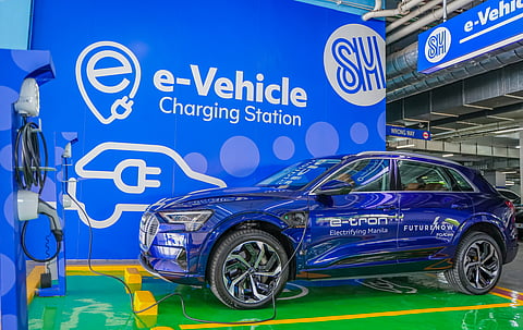 SM Southmall supports sustainable travel with its accessible Electric Vehicle (EV) charging points.