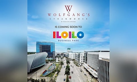 ILOILO. Wolfgang’s Steakhouse is set to open its first branch in Iloilo City inside Megaworld’s Iloilo Business Park, marking another milestone in its expansion in the Philippines. 