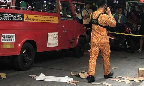 A woman reportedly jumped from an inn along C.M. Recto Avenue, Davao City, on Friday night, April 25.