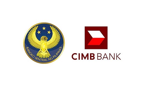 BSP and CIMB Bank logo