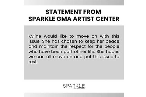 Kyline gusto nang maka move-on 