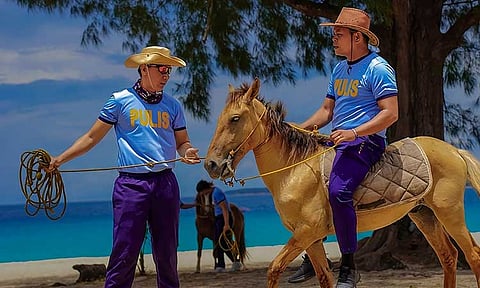 DAVOR 'CAVALIERS'. Thirty-one police officers from various units under the Police Regional Office-Davao Region (PRO-Davao) completed an intensive 10-day, 80-hour Horseback Riding Patrol training held in Mati City, Davao Oriental. The program aims to strengthen police presence, especially in far-flung areas where vehicles cannot easily reach. PRO-Davao sees horseback patrols as a practical and environment-friendly way to boost response time and bring police services closer to residents in rural and hard-to-reach communities. Related story on Page 2.
