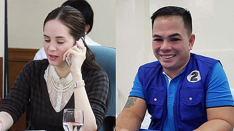 Lucy Torres-Gomez and Kerwin Espinosa