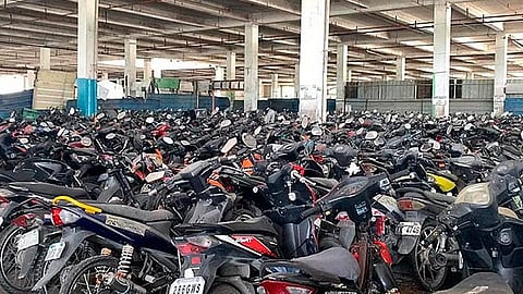 Na-impound nga motorsiklo wala lukata, bisan sa amnesty program