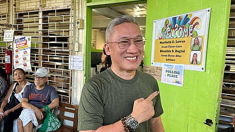 Jonas Cortes casts vote