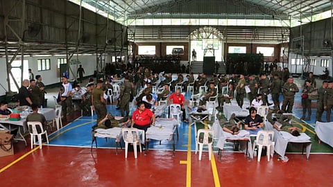 Army's 3ID collects 71 blood bags during humanitarian event in Capiz