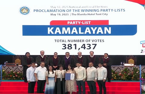 Comelec proclaims winning party-list groups