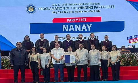 Photo: 38 Nanay Partylist/FB