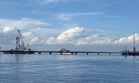Davao-Samal Bridge construction continues