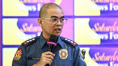 PNP Public Information Office (PIO) chief Colonel Randulf Tuaño.