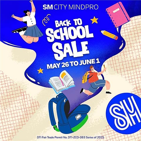 ZAMBOANGA. SM City Mindpro launches off back-to-school sale offering discounts in school-related products.