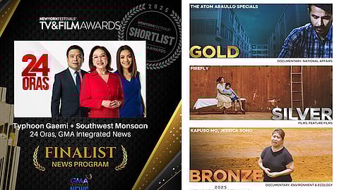 GMA Network brings home 3 World Medals at 2025 New York Festivals TV & Film Awards