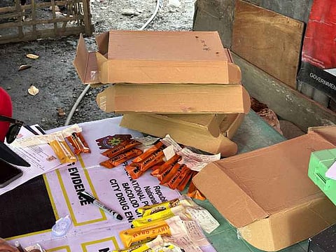 BACOLOD. The Bacolod City Police Office (BCPO) recovers another P823,500 worth of dried marijuana leaves and liquid marijuana in a follow-up operation in Oriarte Subdivision, Barangay 3, Poblacion, La Carlota City, Negros Occidental on Tuesday afternoon, May 27. 