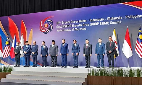 MALAYSIA. In this file photo, national leaders from the Brunei Darussalam-Indonesia-Malaysia-Philippines East Asean Growth Area (BIMP-EAGA) emphasized the critical importance of regional connectivity as a driver of economic growth and social inclusion across the sub-region during the 16th BIMP-EAGA Leaders Summit held on May 27, 2025, at the KLCC Convention Center in Kuala Lumpur, Malaysia.