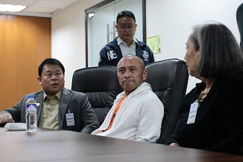 MANILA. Former Negros Oriental congressman Arnolfo Teves Jr. is presented to the media at the National Bureau of Investigation (NBI) headquarters in Pasay City on Friday, May 30, 2025. Teves is facing multiple criminal charges, including the high-profile assassination of former Negros Oriental governor Roel Degamo in 2023 and other murder cases in 2019.