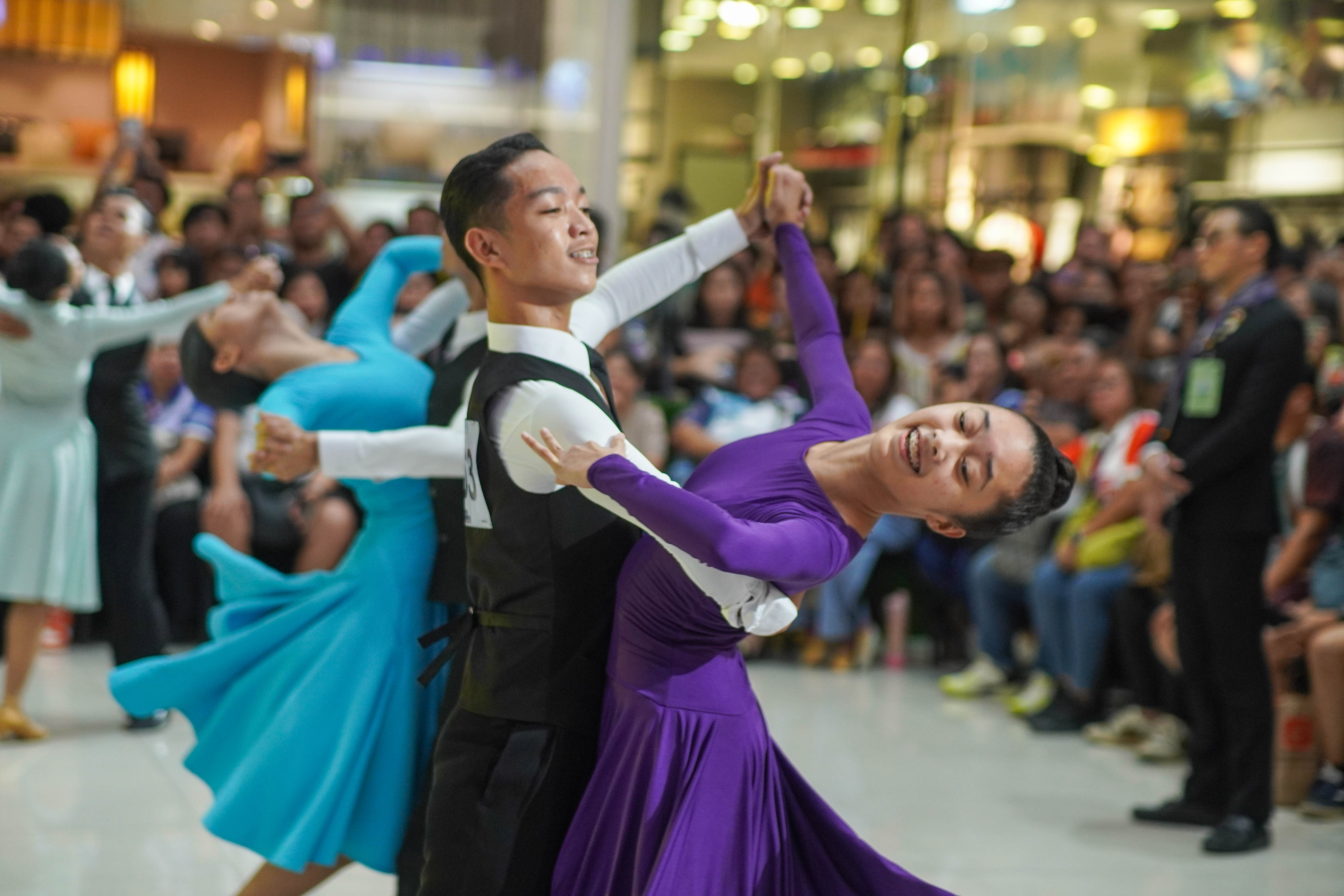SWEETEST PALARO FAREWELL. Bhenz Rudolf Owen Semilla and Francheska Dezzly Darvin of F. Bustamante National High School in Davao City dazzle the dance floor as they sweep all six gold medals for Davao Region in the secondary standard category, delivering a spectacular farewell performance at their final Palarong Pambansa in Ilocos Norte. 