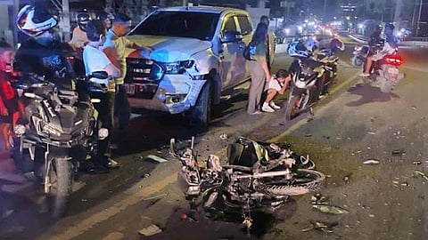 Rider nga mi-counterflow, patay sa bangga