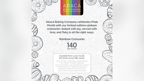 Abacá Baking Company celebrates Pride Month with Rainbow Croissants 