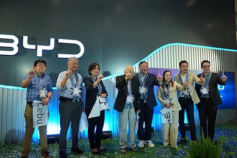 BYD Cebu Central opens the largest showroom in the Philippines.
