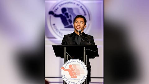 Pacman joins hall of fame