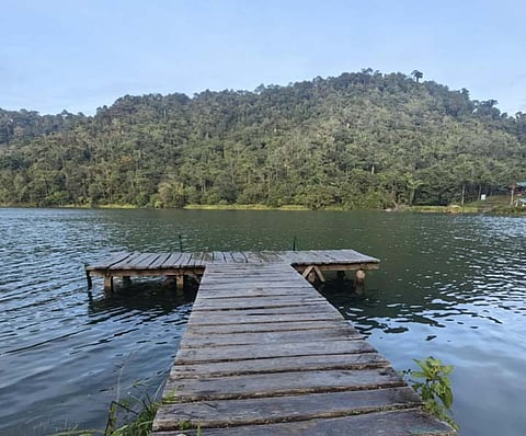 ZAMBOANGA. The Department of Environment and Natural Resources is conducting an investigation “to ascertain the facts of the matter” after a video circulated on social media showing an alleged cockfighting incident in Mount Timolan Protected Landscape in Tigbao, Zamboanga del Sur. Shown in this photo handout is Lake Maragang, which is part of the protected area.